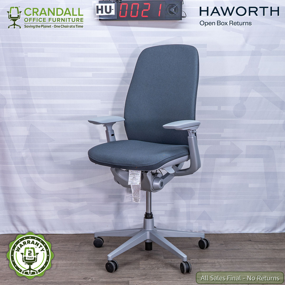 HU-0021 - Haworth Open Box Returns Zody LX Upholstered