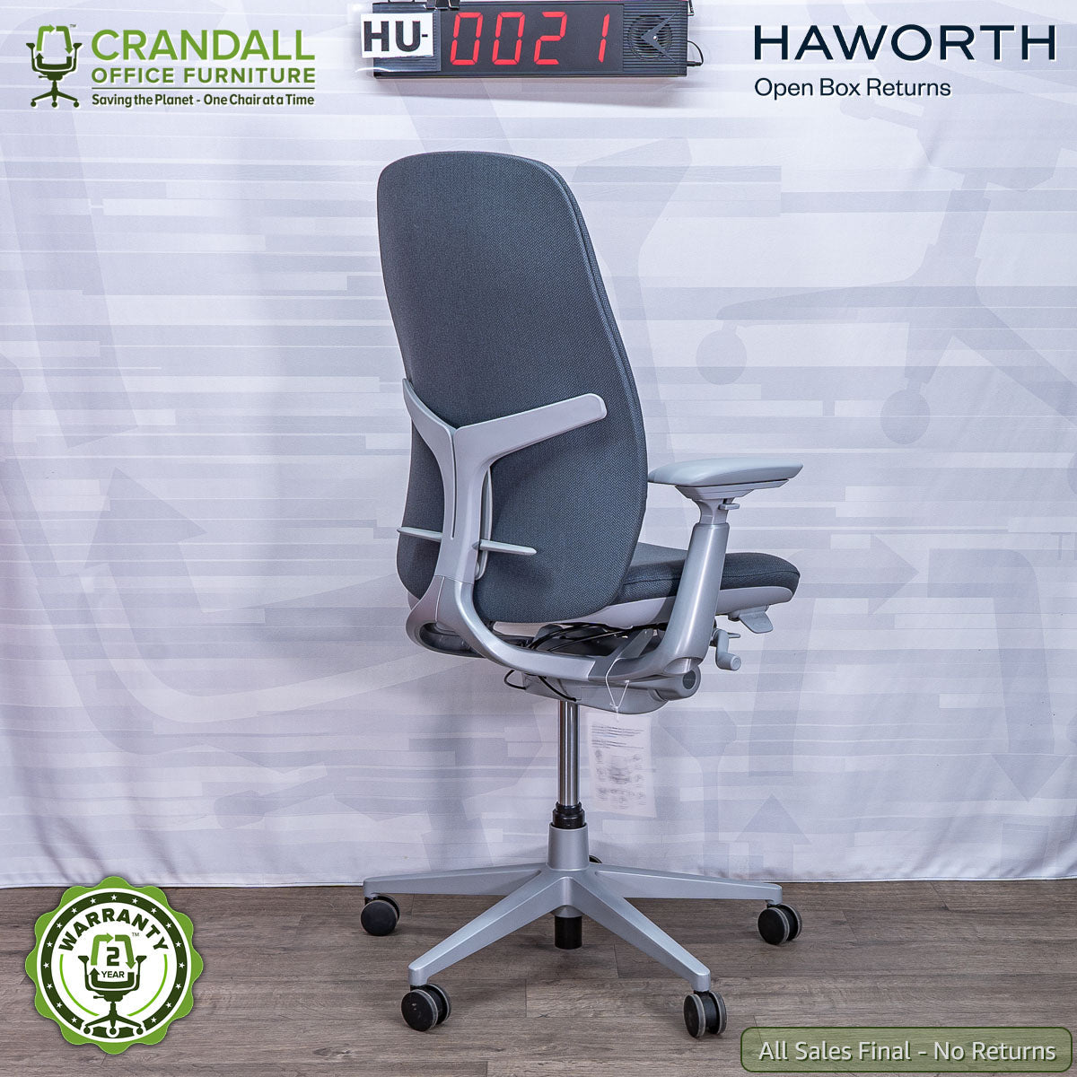 HU-0021 - Haworth Open Box Returns Zody LX Upholstered