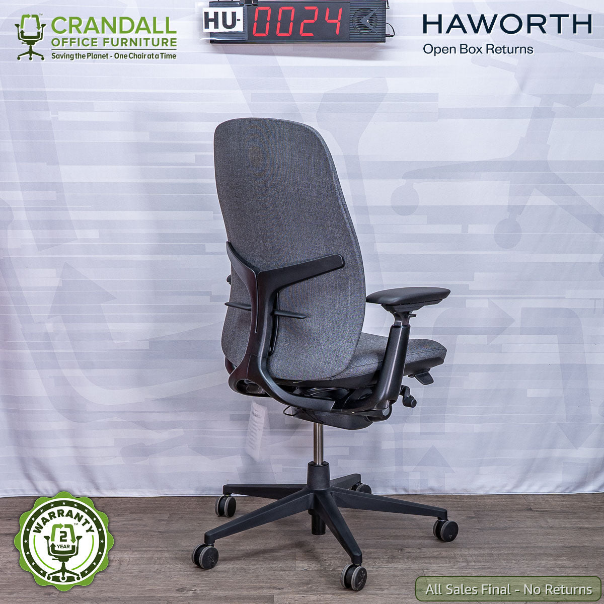 HU-0024 - Haworth Open Box Returns Zody LX Upholstered