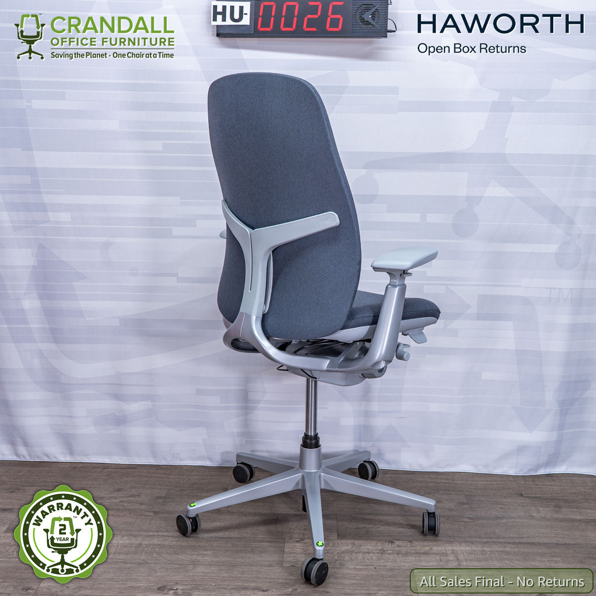 HU-0026 - Haworth Open Box Returns Zody LX Upholstered