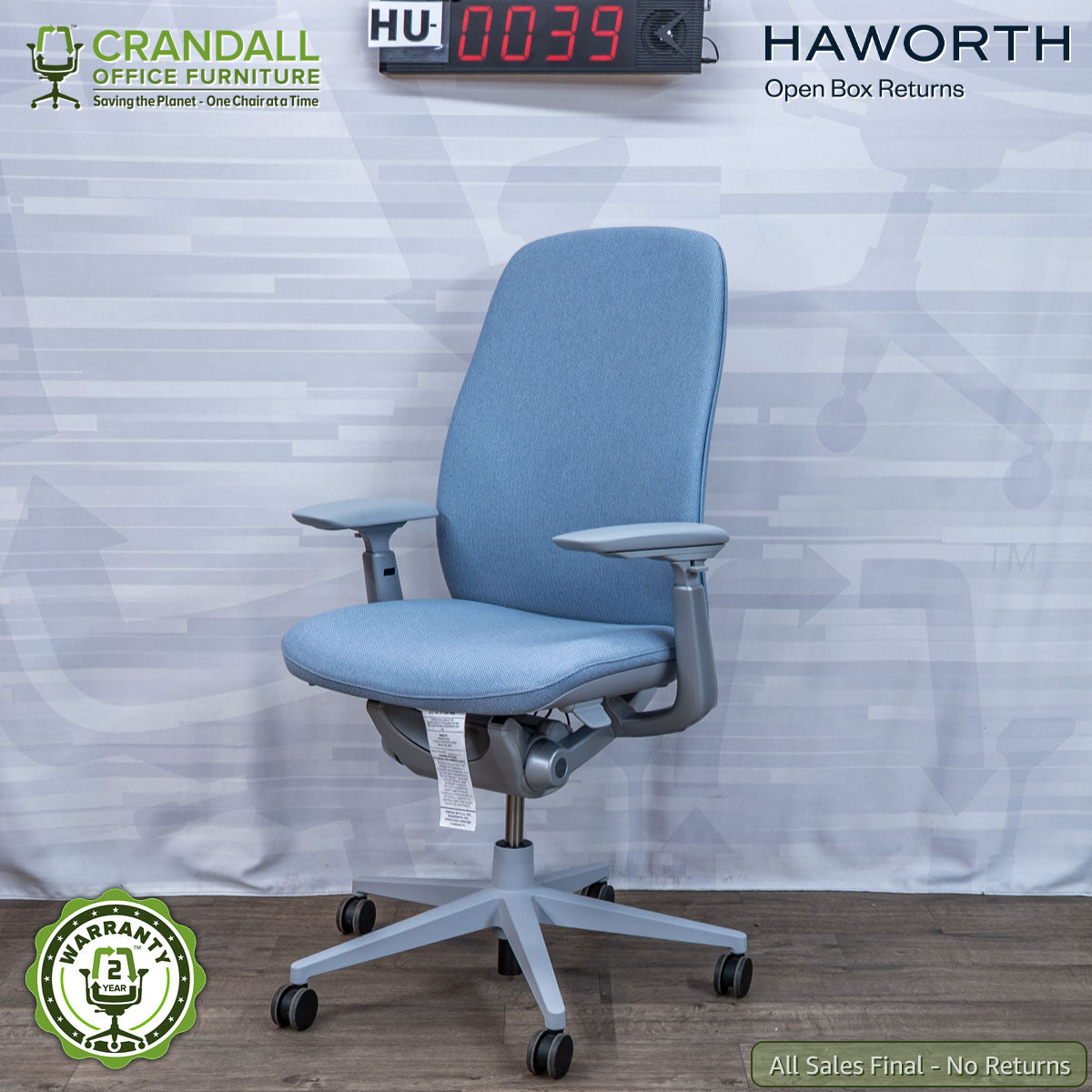 HU-0039 - Haworth Open Box Returns Zody LX Upholstered – Crandall ...