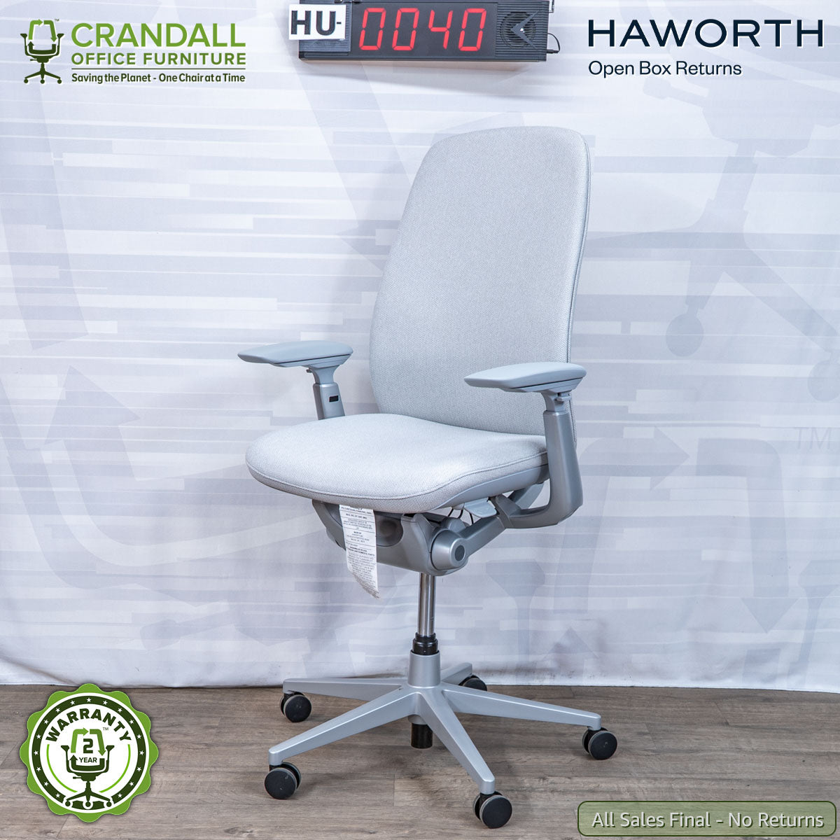 HU-0040 - Haworth Open Box Returns Zody LX Upholstered