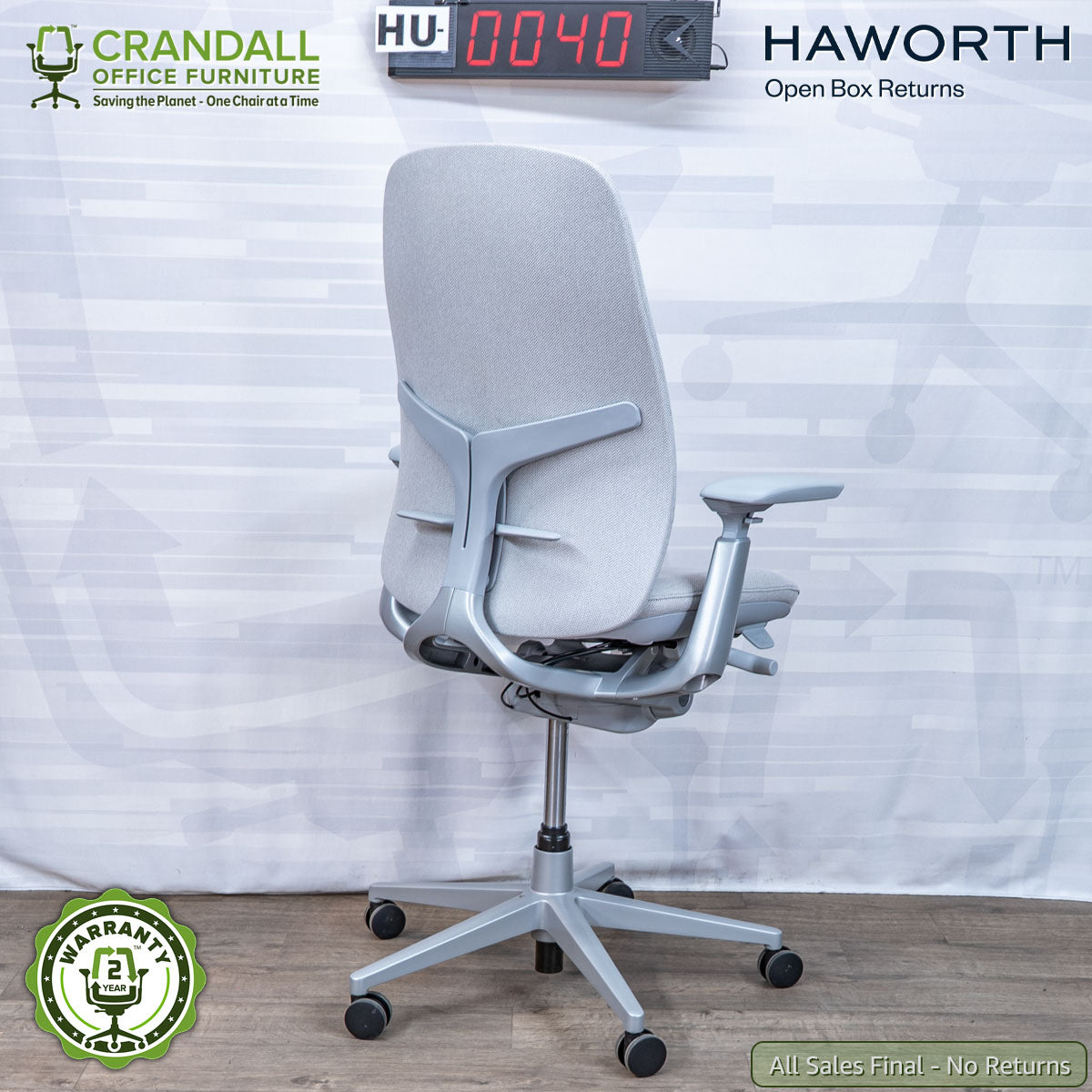 HU-0040 - Haworth Open Box Returns Zody LX Upholstered