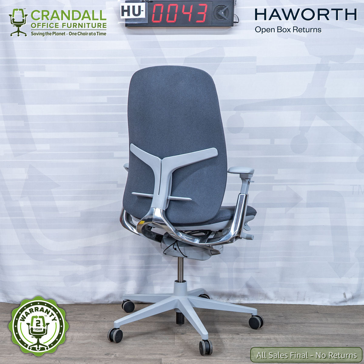 HU-0043 - Haworth Open Box Returns Zody LX Upholstered