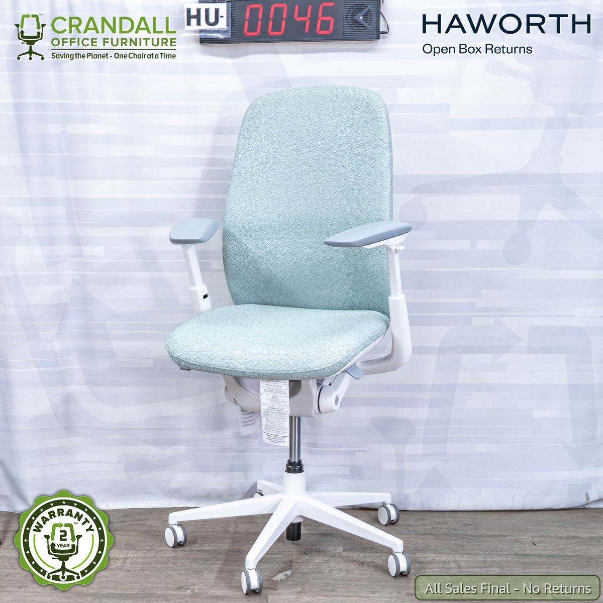 HU-0046 - Haworth Open Box Returns Zody LX Upholstered