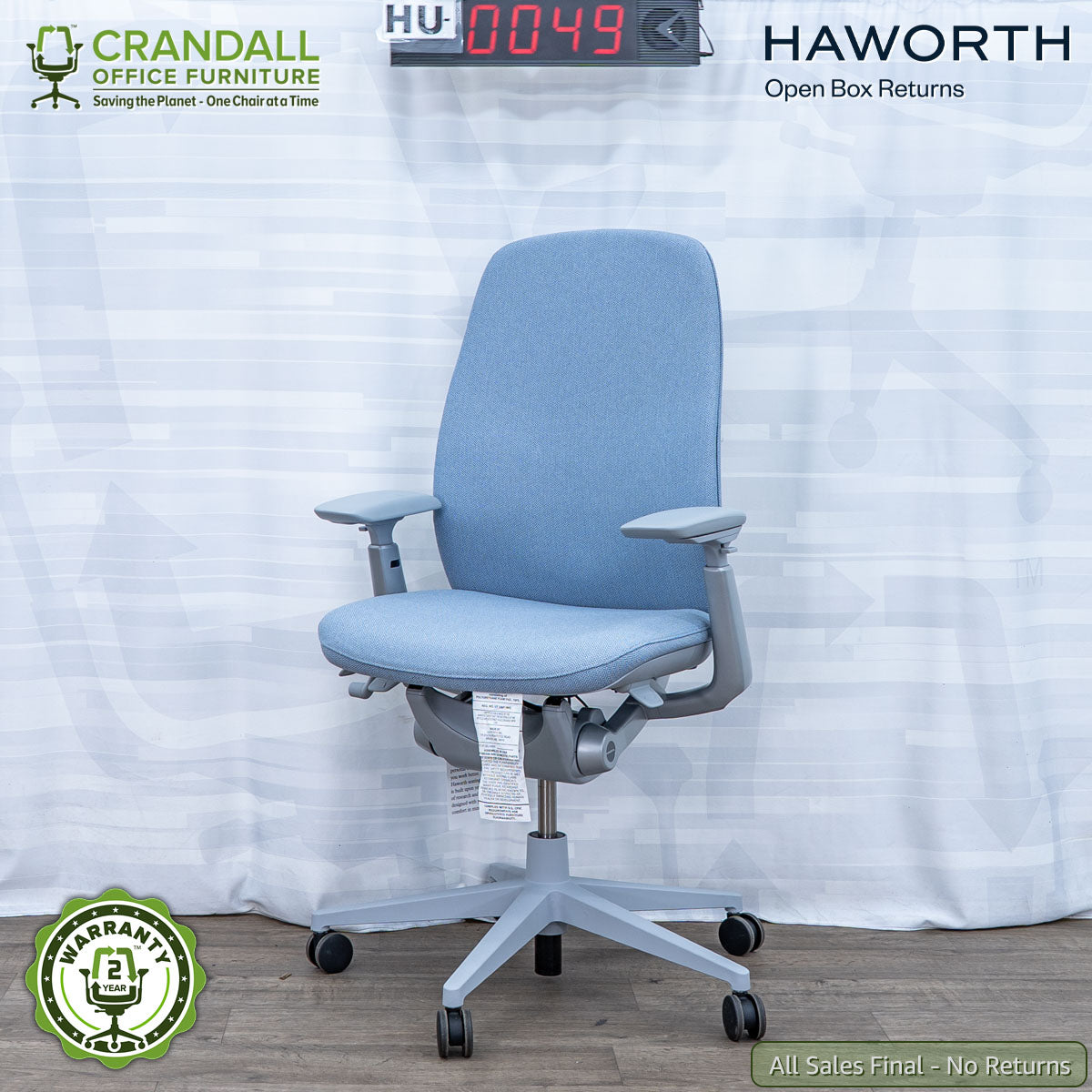 HU-0049 - Haworth Open Box Returns Zody LX Upholstered