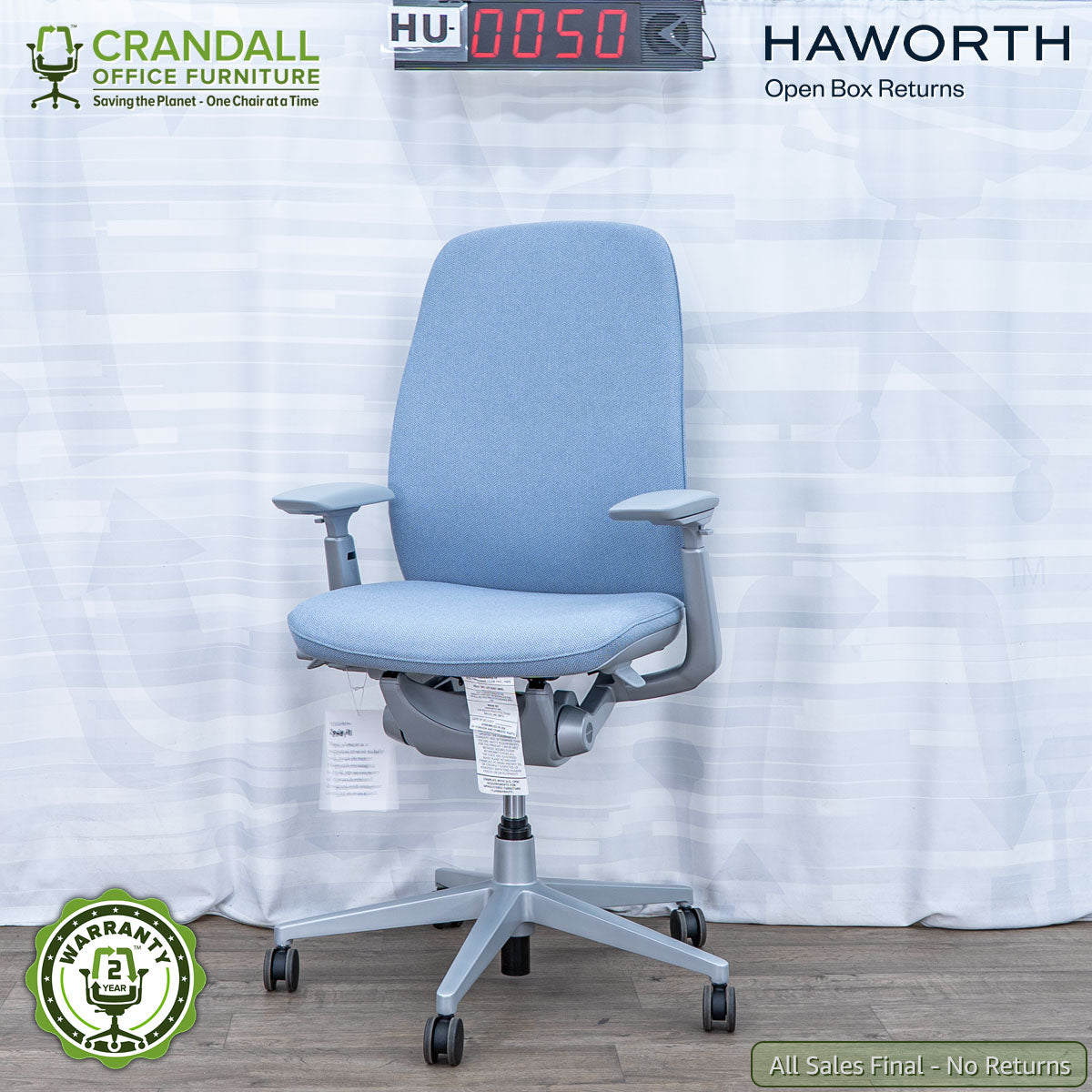 HU-0050 - Haworth Open Box Returns Zody LX Upholstered