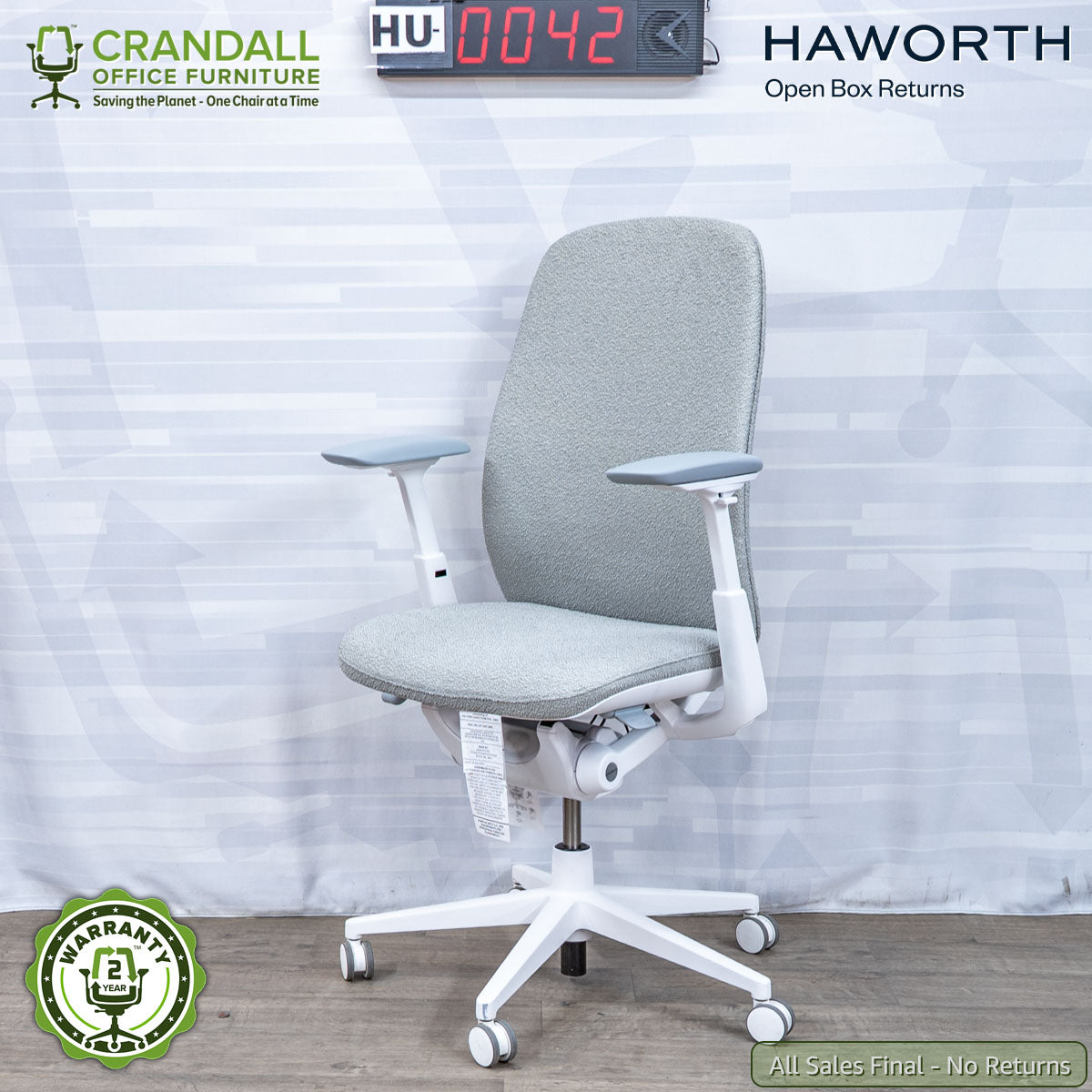 HU-0012 - Haworth Open Box Zody LX Upholstered – Crandall Office