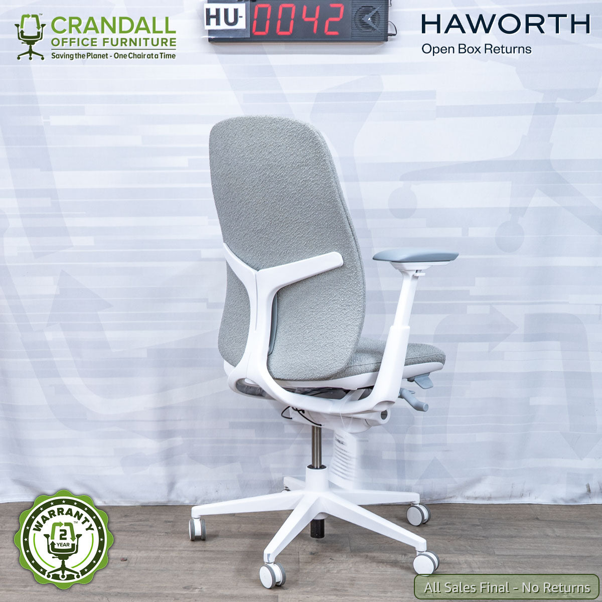 HU-0012 - Haworth Open Box Zody LX Upholstered – Crandall Office