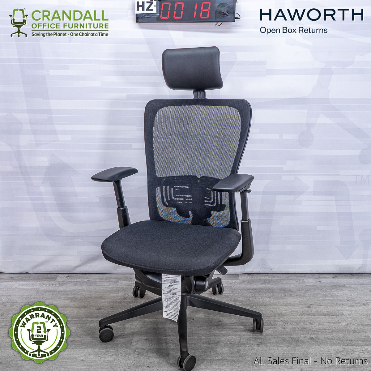 HZ-0018 - Haworth Zody with Headrest