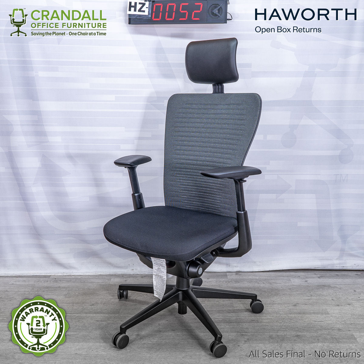 HZ-0052 - Haworth Zody with Headrest