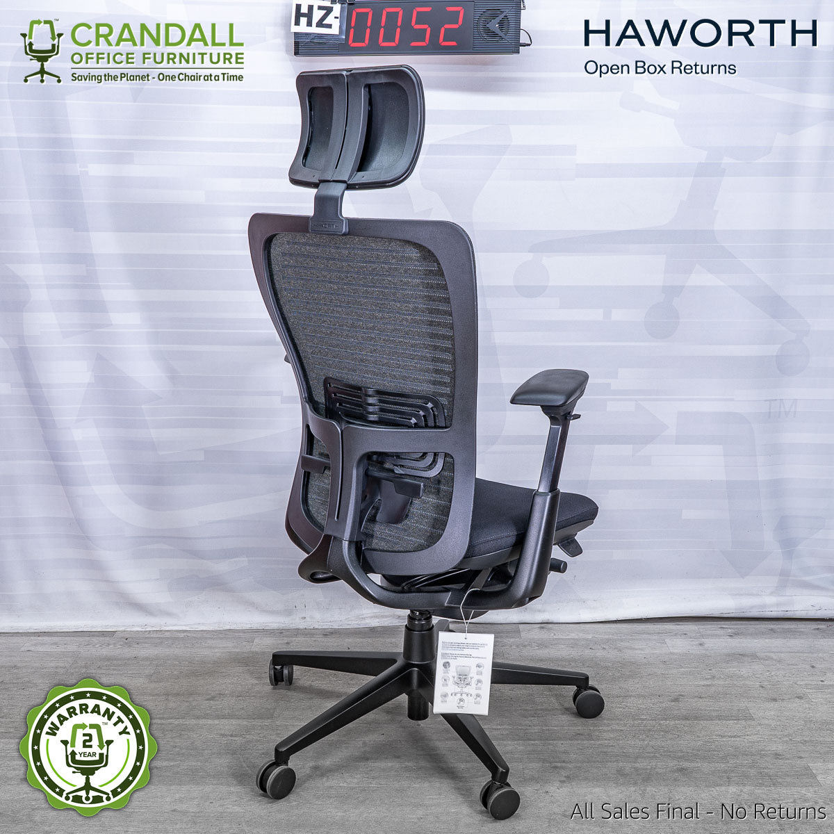 HZ-0052 - Haworth Zody with Headrest