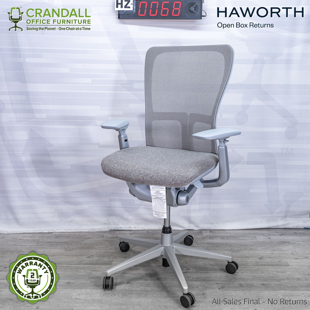 HZ-0068 - Haworth Open Box Zody – Crandall Office Furniture