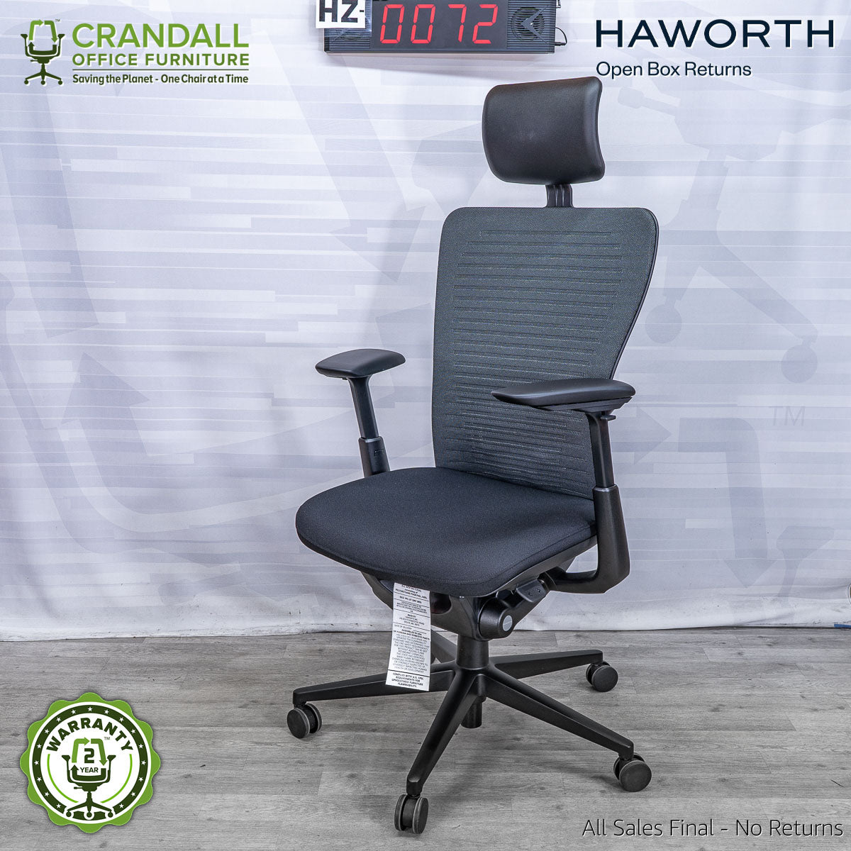 HZ-0072 - Haworth Open Box Zody – Crandall Office Furniture