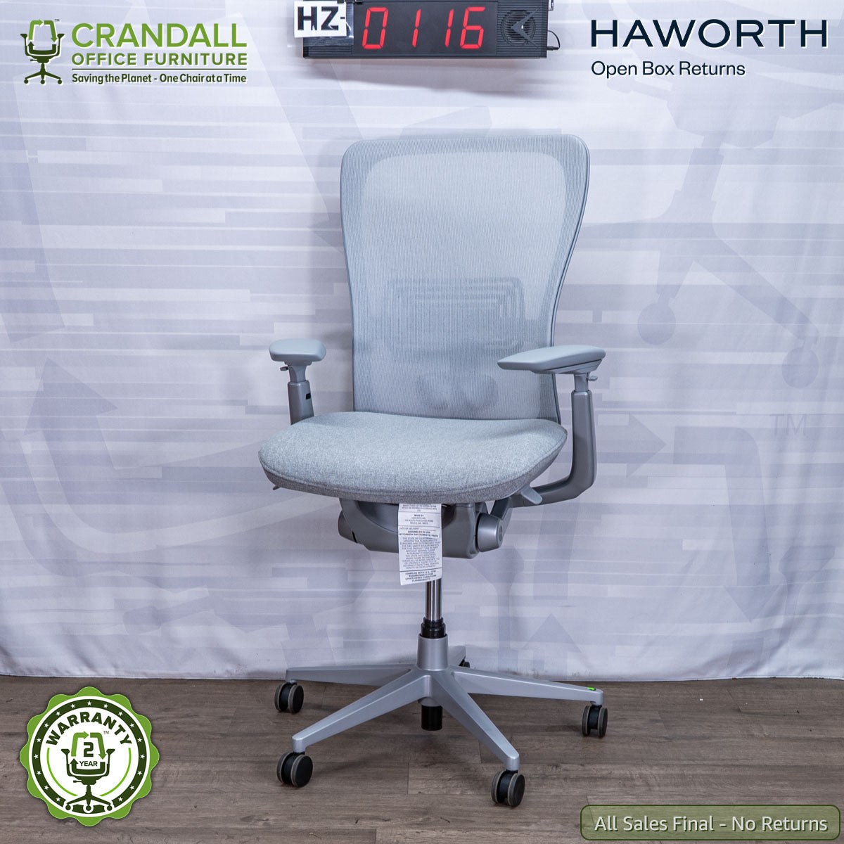 HZ-0116 - Haworth Open Box Returns Zody