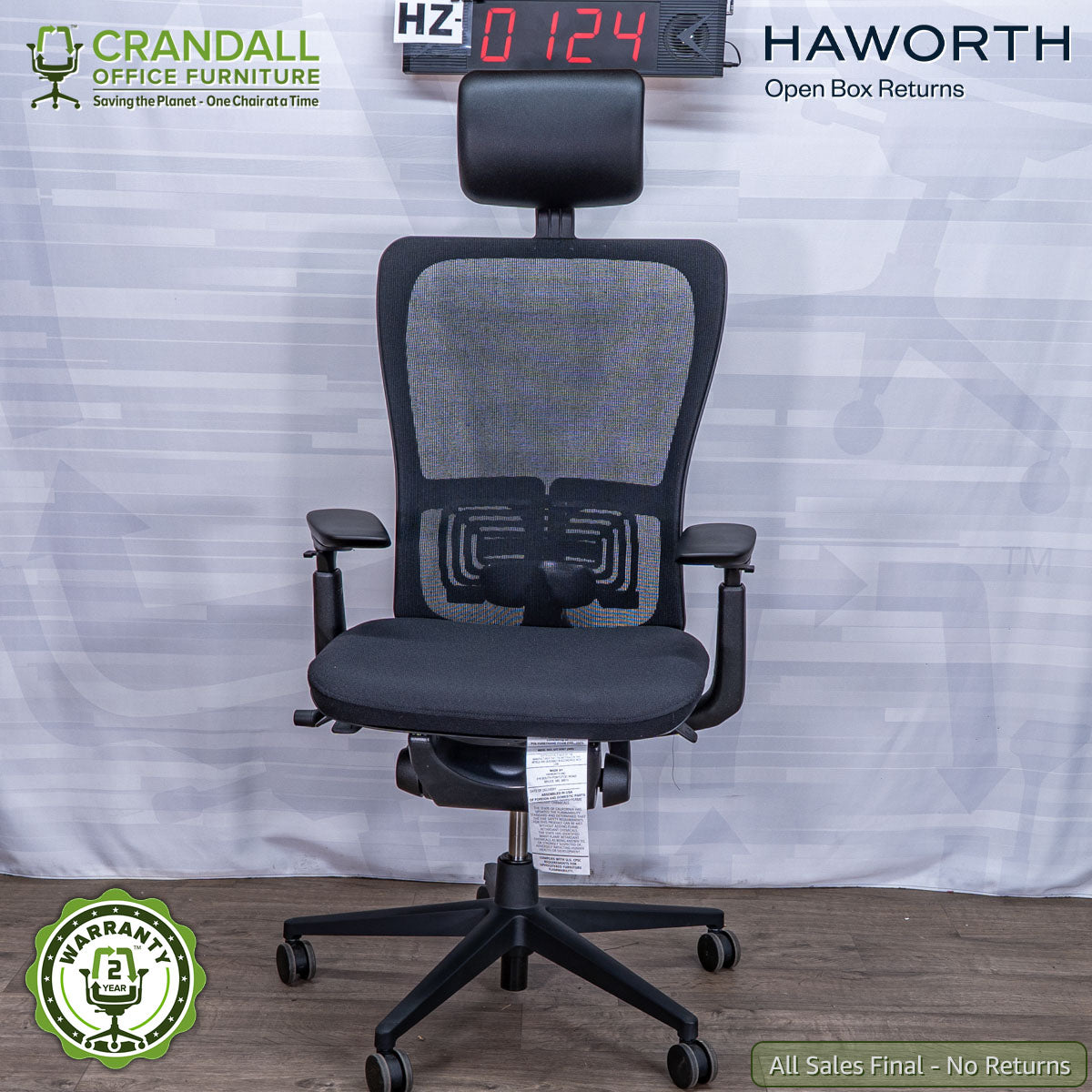 HZ-0124 - Haworth Open Box Returns Zody – Crandall Office Furniture