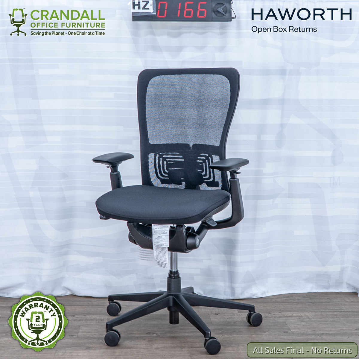 HZ-0166 - Haworth Open Box Returns Zody