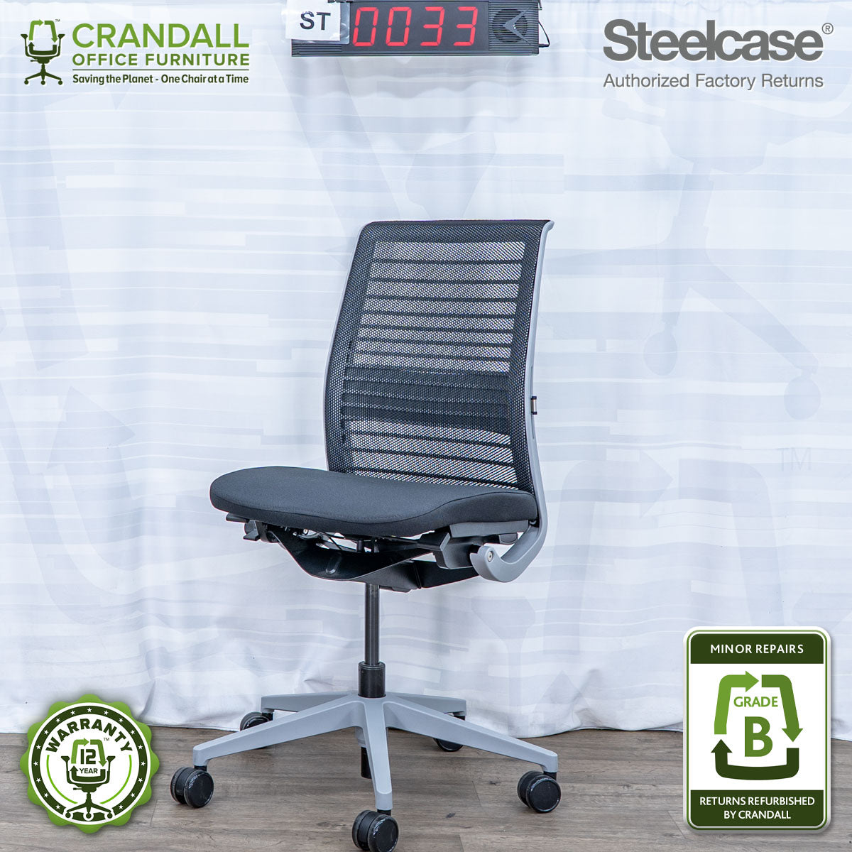 ST-0033 - Steelcase Think - Grade B