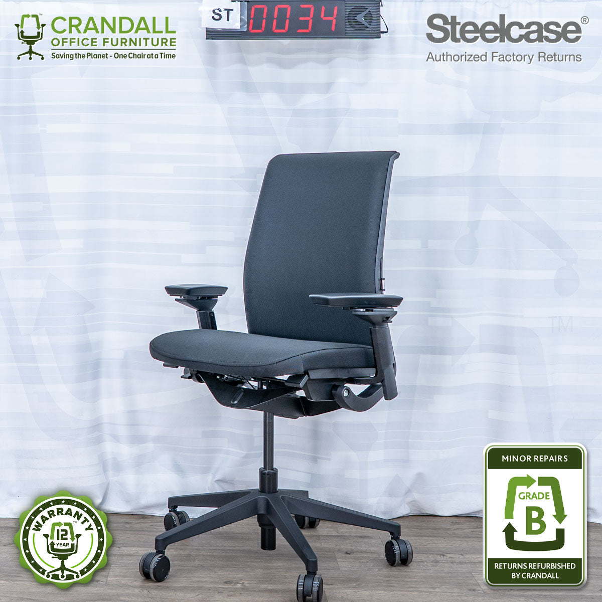 ST-0034 - Steelcase Think - Grade B