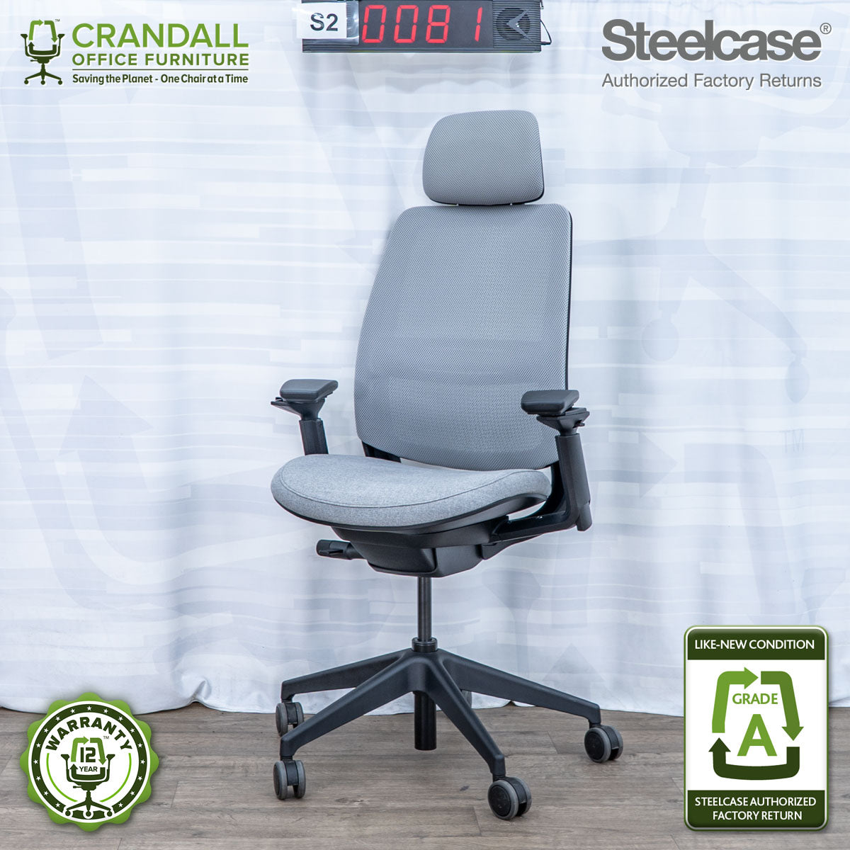 S2-0081 - Steelcase Series 2 - Grade A