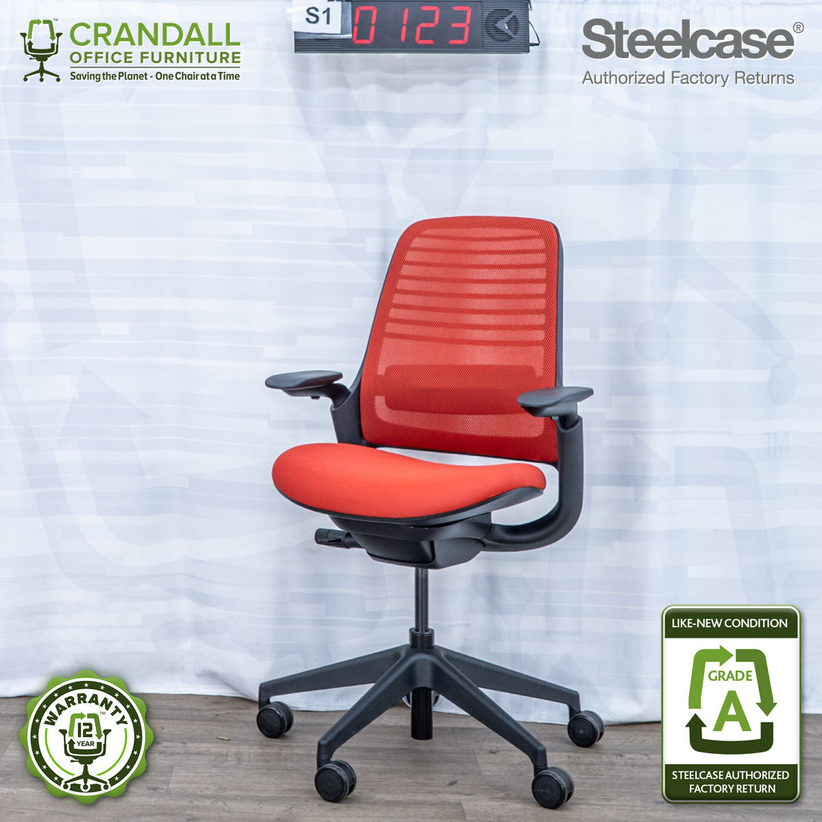 S1-0123 - Steelcase Series 1 - Grade A