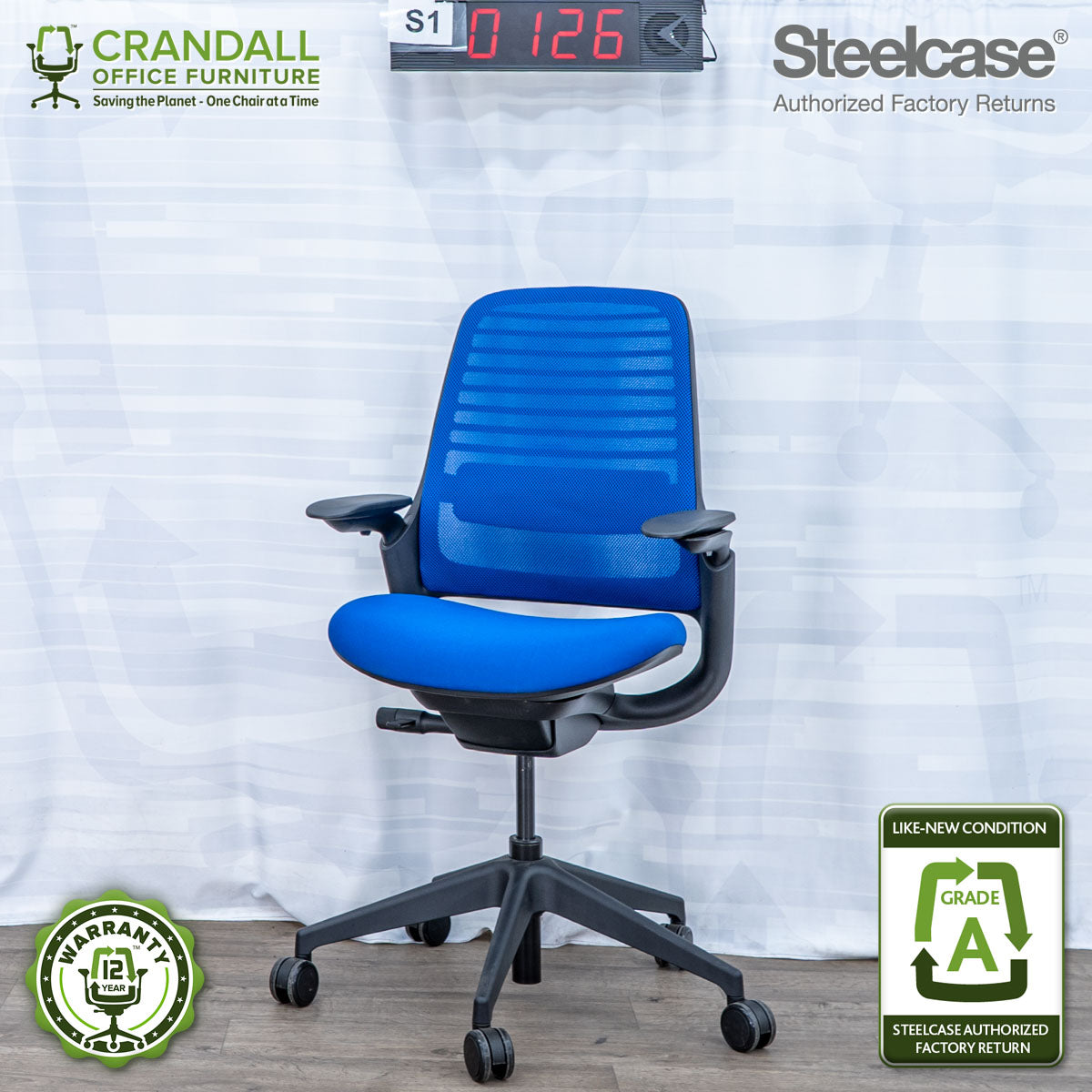 S1-0126 - Steelcase Series 1 - Grade A