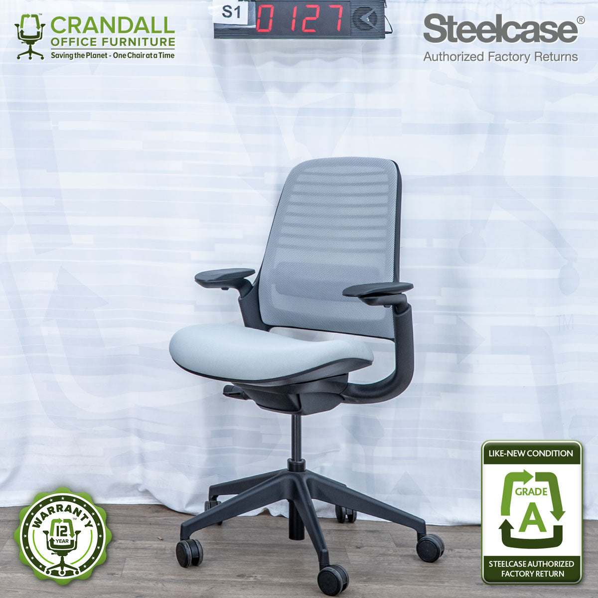 S1-0127 - Steelcase Series 1 - Grade A