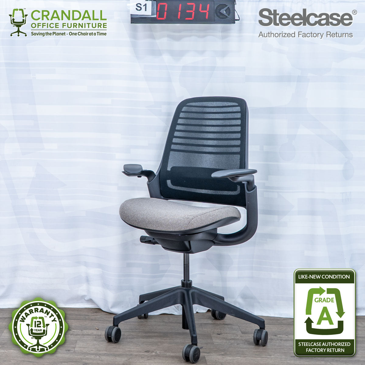 S1-0134 - Steelcase Series 1 - Grade A