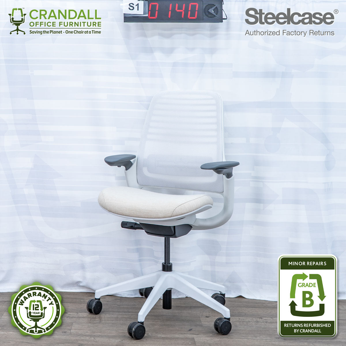 S1-0140 - Steelcase Series 1 - Grade B