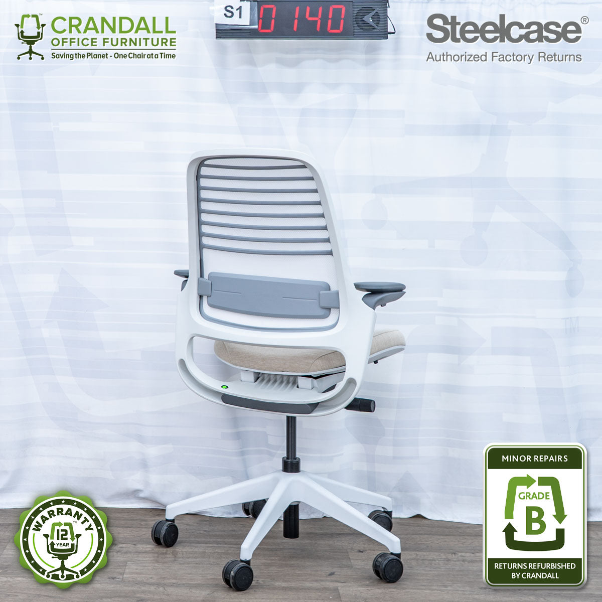 S1-0140 - Steelcase Series 1 - Grade B