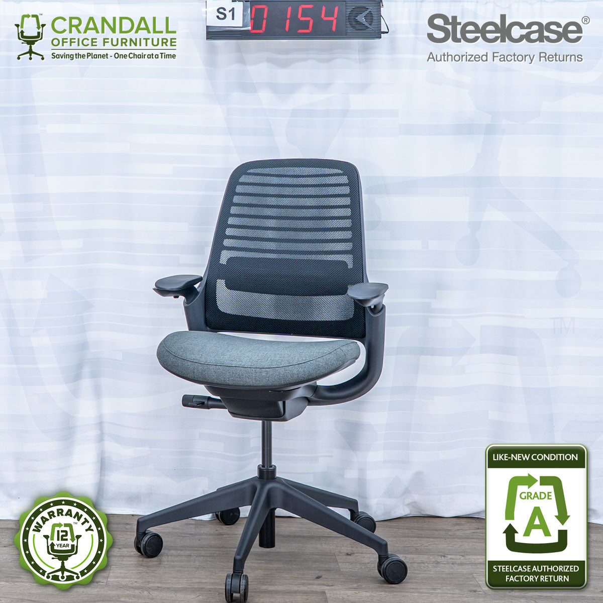 S1-0154 - Steelcase Series 1 - Grade A