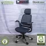 S-0247 - Steelcase Series 1 with Headrest  - Grade A