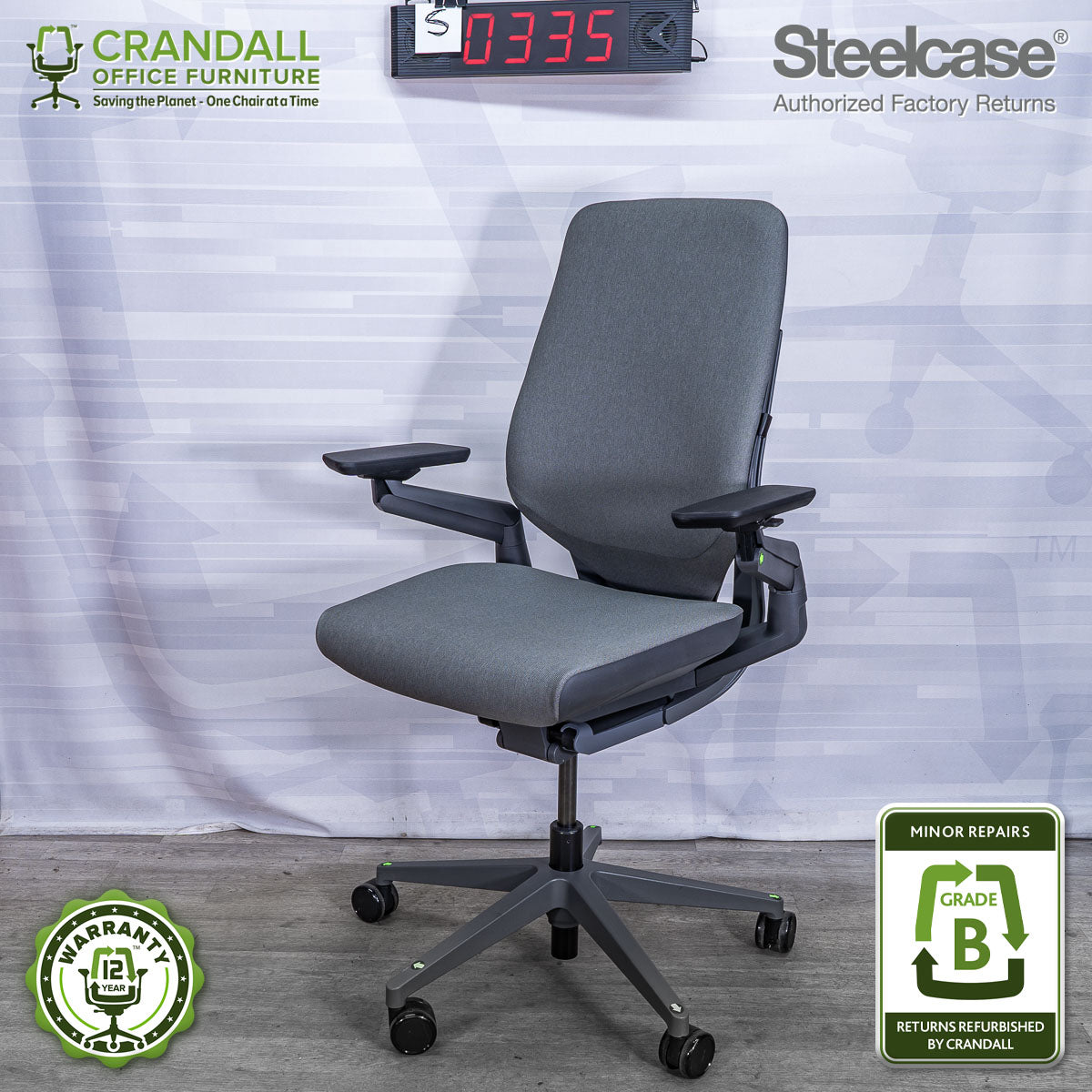 S-0335 - Steelcase Gesture  - Grade B
