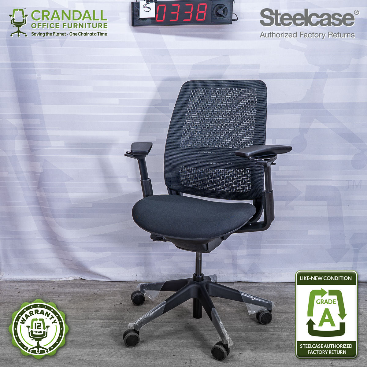 S-0338 - Steelcase Series 2  - Grade A