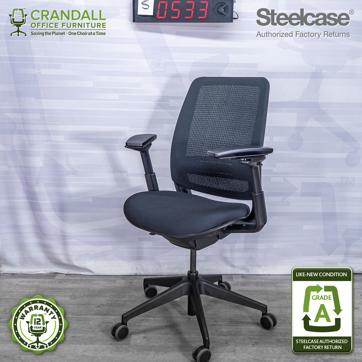 S-0533 - Steelcase Series 2 - Grade A