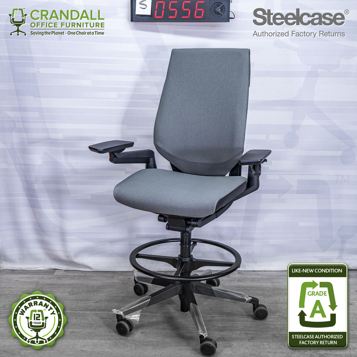 S 0556 Steelcase Gesture Grade A Crandall Office Furniture