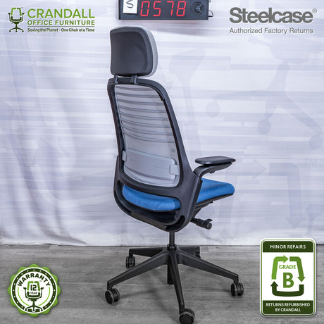 S-0578 - Steelcase Series 1 with Headrest - Grade B