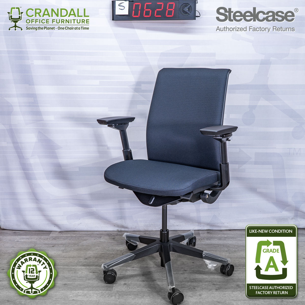 S-0628 - Steelcase V2 Think - Grade A – Crandall Office Furniture