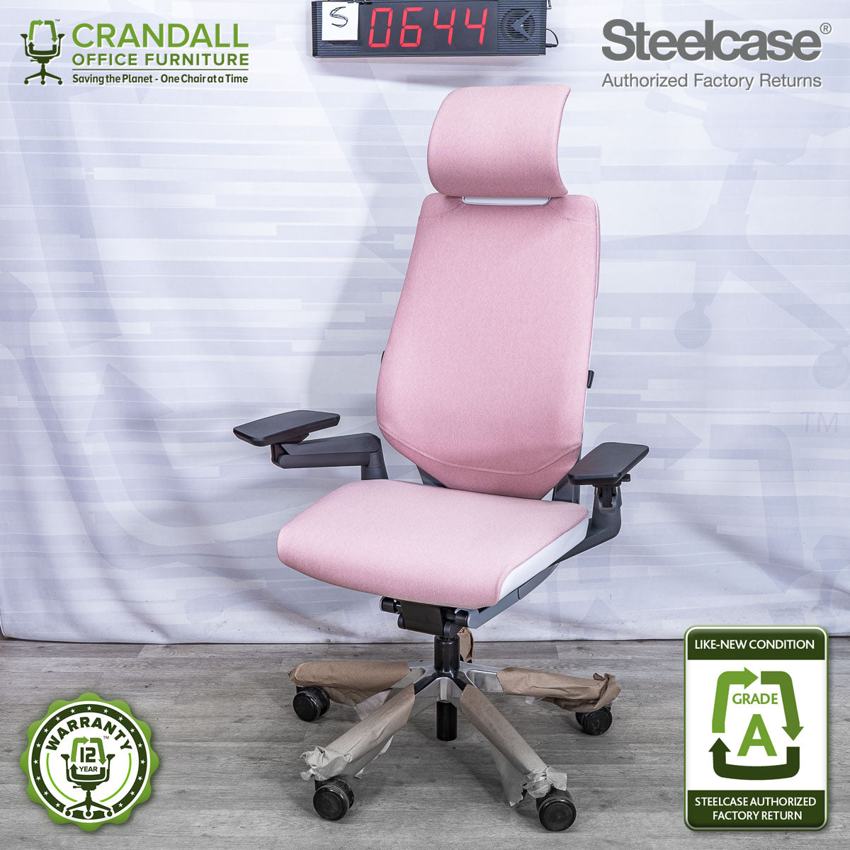 S-0644 - Steelcase Gesture - Grade A – Crandall Office Furniture