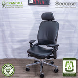 S-0714 - Steelcase V2 Leap with Headrest - Grade A