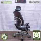 S-0714 - Steelcase V2 Leap with Headrest - Grade A