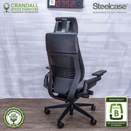S-0752 - Steelcase Gesture with Headrest - Grade B