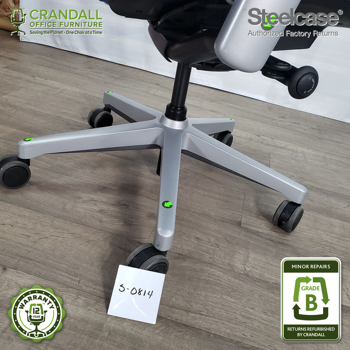 S-0814 - Steelcase Leap Plus - Grade B