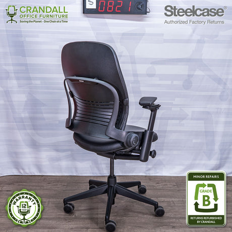 S-0821 - Steelcase V2 Leap - Grade A