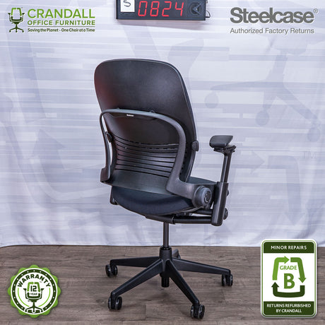 S-0824 - Steelcase V2 Leap - Grade A