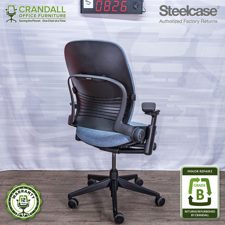 S-0826 - Steelcase V2 Leap - Grade A