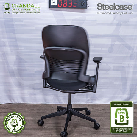S-0832 - Steelcase V2 Leap - Grade A