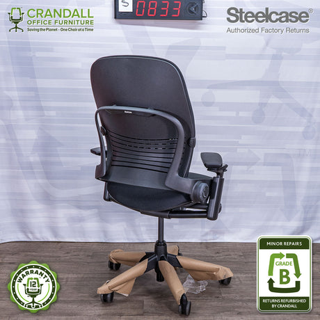S-0833 - Steelcase V2 Leap - Grade A