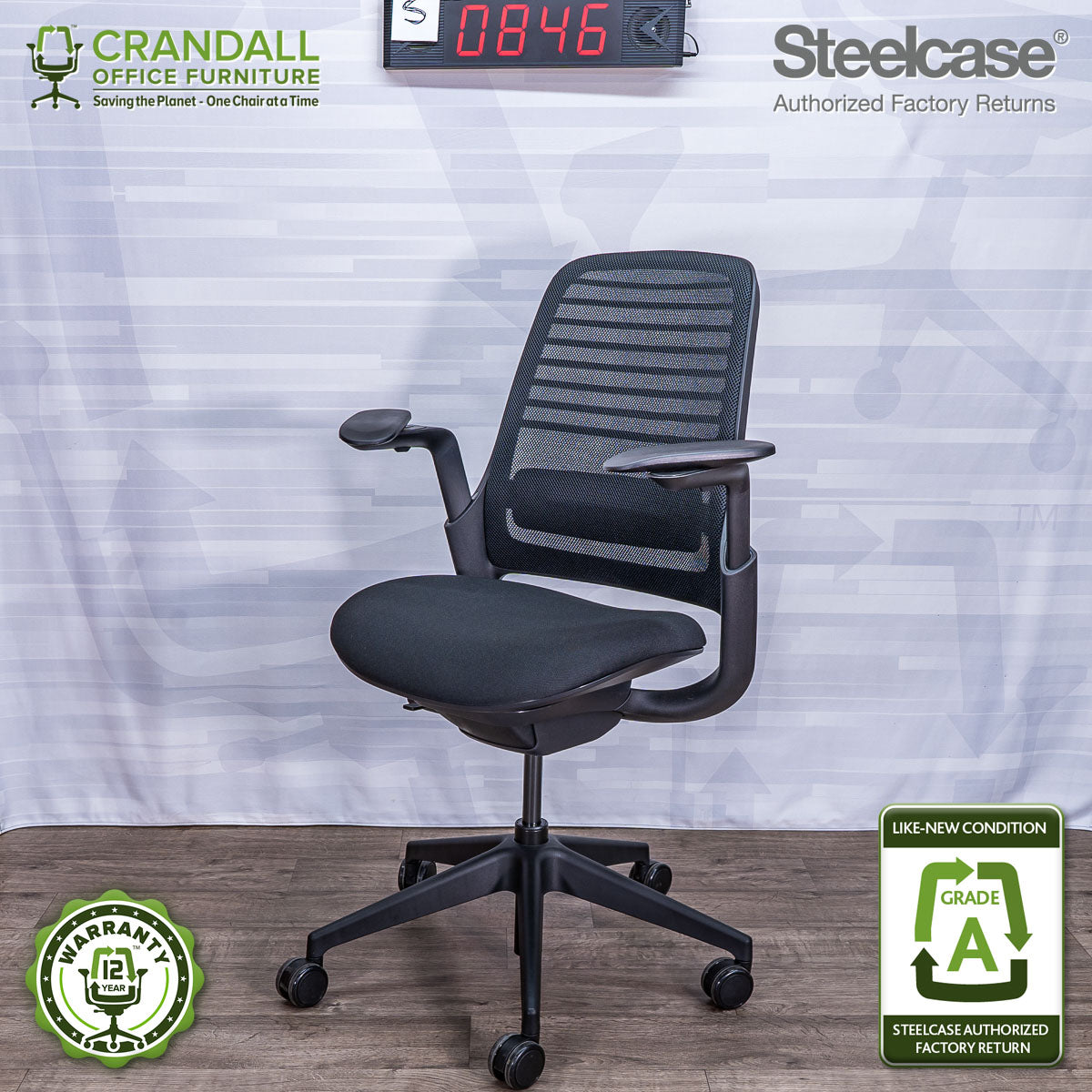 S-0846 - Steelcase Series 1 - Grade A – Crandall Office Furniture