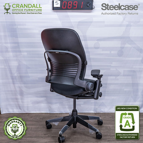S-0891 - Steelcase V2 Leap - Grade A